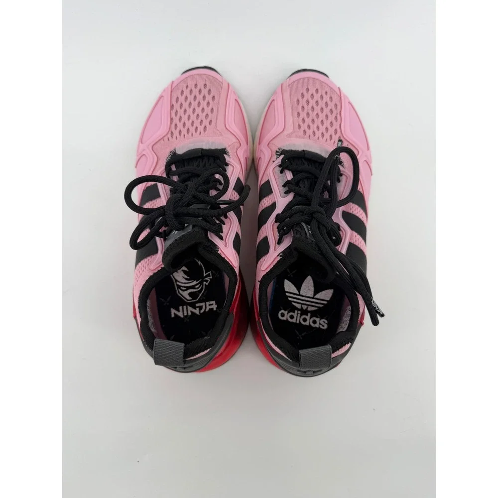 Adidas Ninja ZX 2K Boost True Pink Core Black Scarlet FZ0454 Mens 4 Womens 5.5